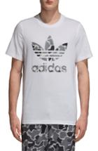 Men's Adidas Originals Camo Trefoil Logo T-shirt - White