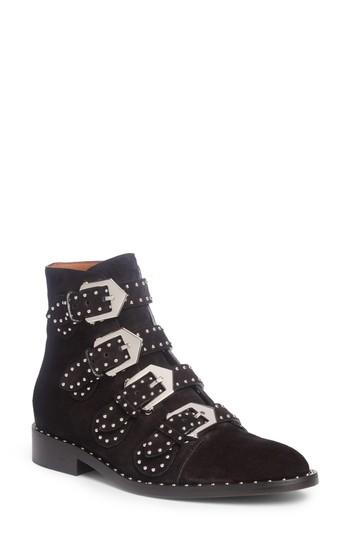 Women's Givenchy Prue Buckle Bootie Us / 36eu - Black