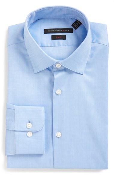 Men's John Varvatos Star Usa Soho Slim Fit Stretch Solid Dress Shirt