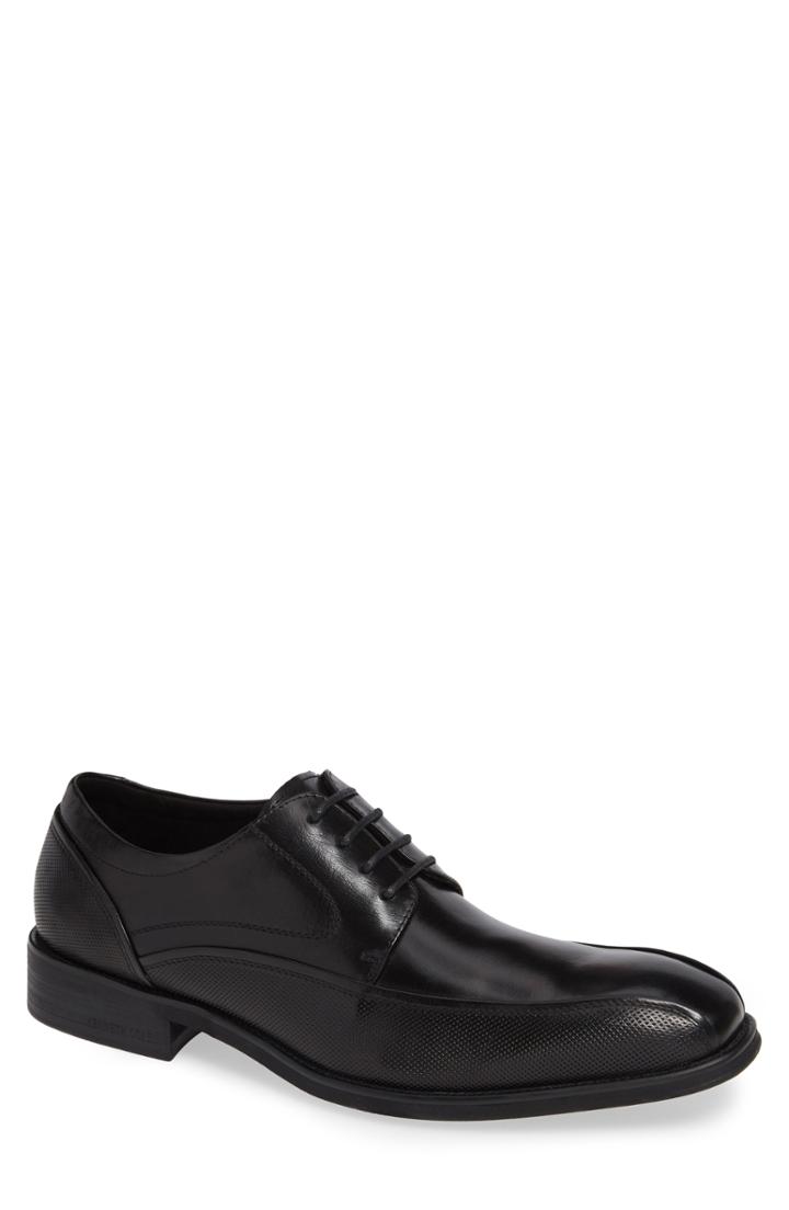 Men's Kenneth Cole New York Tyrie Bike Toe Derby .5 M - Black