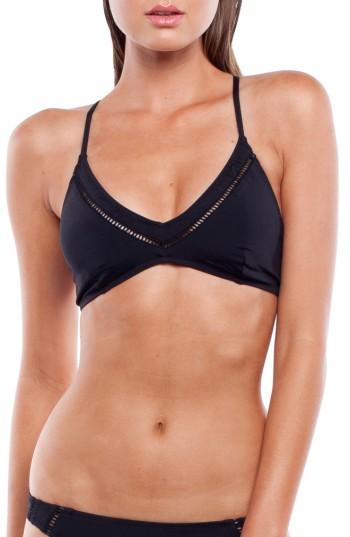 Women's Rhythm Triangle Bikini Top - Black