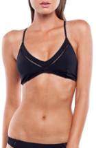 Women's Rhythm Triangle Bikini Top - Black