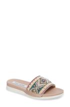 Women's Steve Madden Thalia Beaded Slide Sandal M - Blue