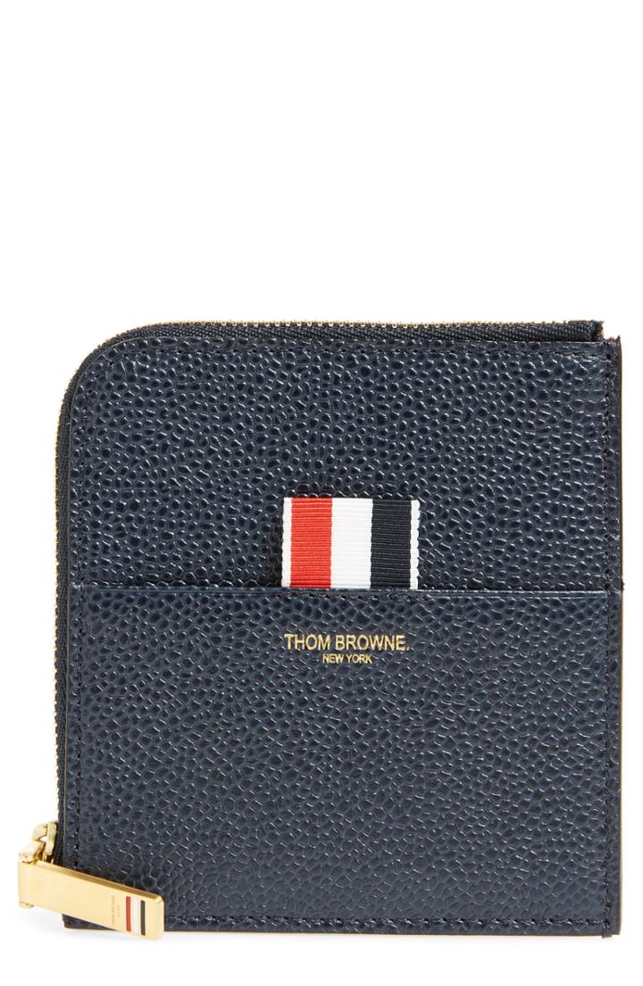 Men's Thom Browne Zip Wallet -