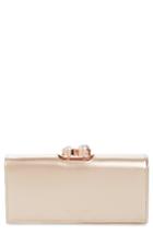 Women's Ted Baker London Leather Matinee Wallet - Metallic