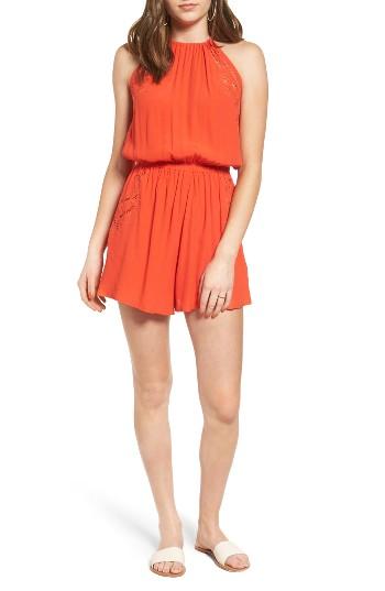 Women's Astr The Label Liana Romper - Red