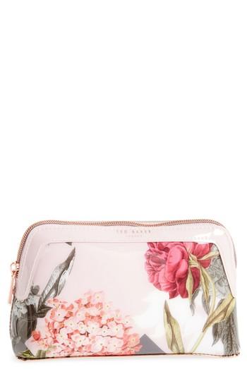Ted Baker Genlee - Palace Gardens Cosmetics Bag, Size - Dusky Pink