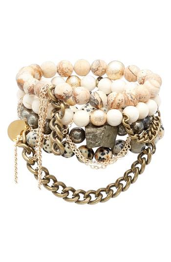 Women's The Lace Project Set Of 4 Stretch Bracelets