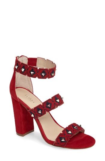 Women's Botkier Gigi Embellished Sandal .5 M - Red