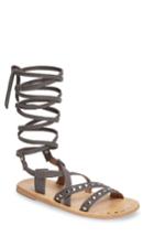 Women's Charles By Charles David Steeler Ankle Wrap Sandal M - Grey