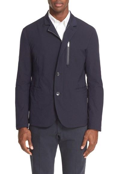 Men's Armani Collezioni Water-resistant Techno Blazer