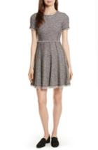 Women's Rebecca Taylor Stretch Tweed Dress - Beige