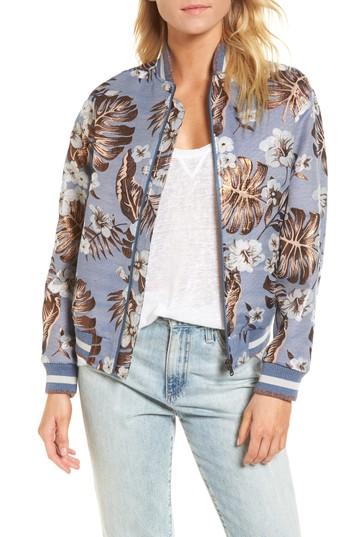 Women's Paul & Joe Sister Hibiscus Jacket Us / 34 Fr - Blue