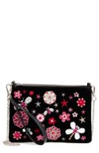 Chelsea28 Embellished Faux Leather Clutch -