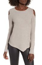 Women's Lira Clothing All Mine Cold Shoulder Thermal Top - Grey