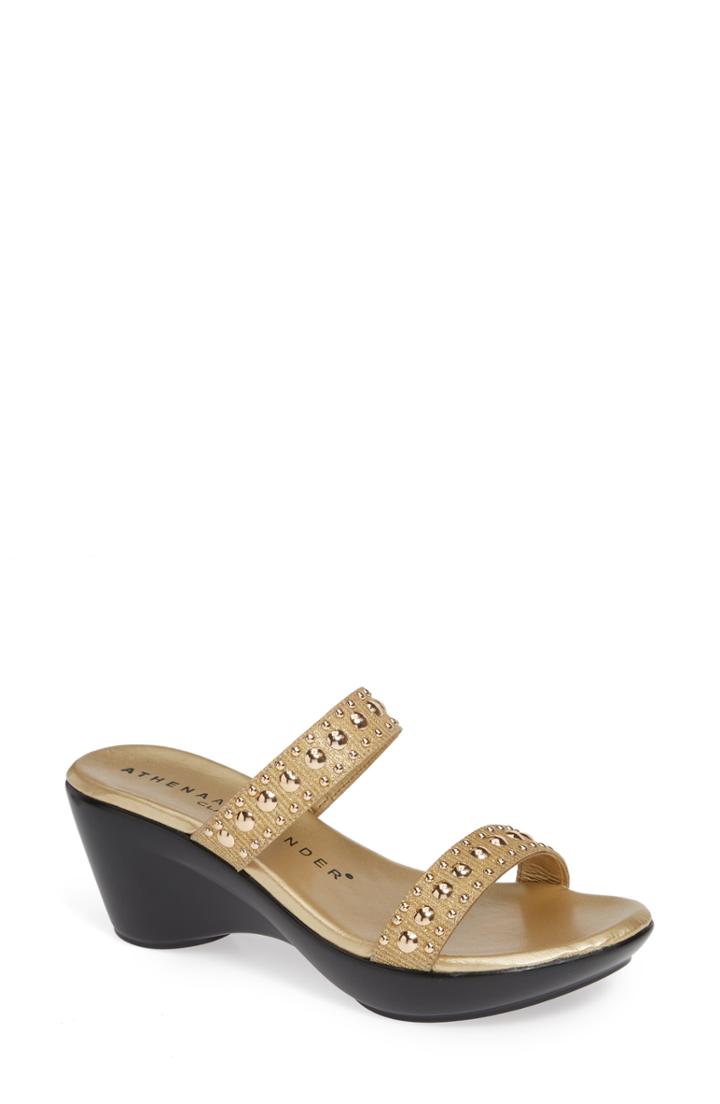 Women's Athena Alexander Beguine Stud Embellished Slide Sandal