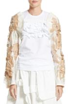 Women's Comme Des Garcons Pvc & Paper Bolero Jacket - Beige