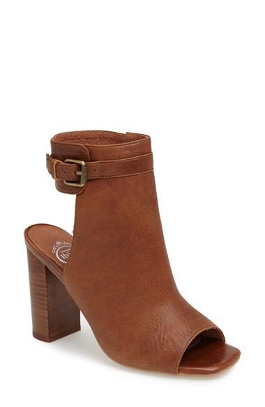 Jeffrey Campbell 'canal' Peep Toe Sandal (women) Tan