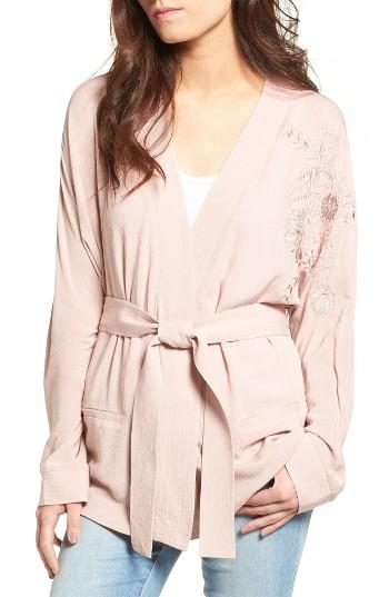 Women's Sun & Shadow Embroidered Kimono