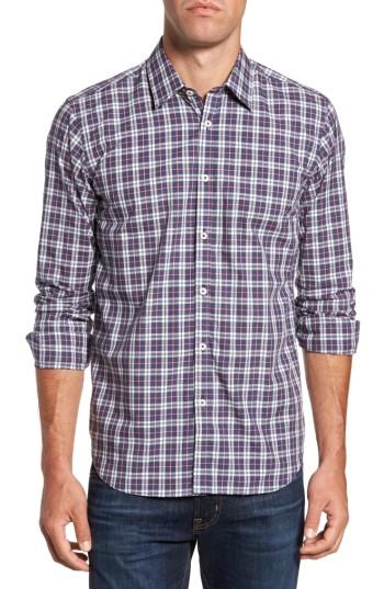Men's Jeremy Argyle Slim Fit Plaid Sport Shirt - Grey