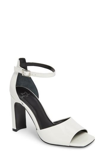 Women's Marc Fisher Ltd Harlin Ankle Strap Sandal M - White