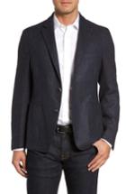 Men's Flynt Woven Wool & Silk Blend Sport Coat R - Blue