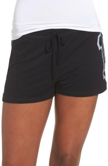 Women's Junk Food Dreamer Lounge Shorts - Black