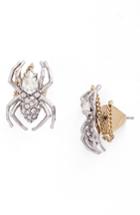 Women's Alexis Bittar Encrusted Spider Chain Stud Earrings