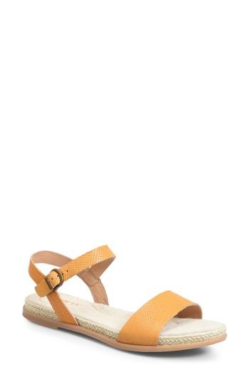 Women's B?rn Welch Sandal M - Yellow
