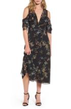 Women's Arrive Daisy Wrap Midi Dress - Black