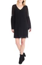 Women's Michael Stars Bell Sleeve Shift Dress - Black