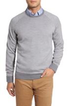 Men's Peter Millar Soltice Merino Sweater, Size - Grey