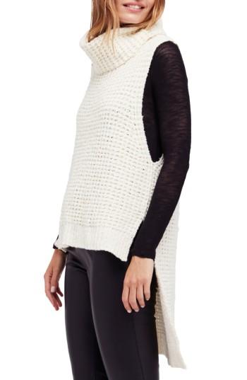 Women's Free People Skyscraper Sleeveless Sweater - Ivory