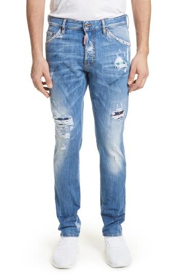 Men's Dsquared2 Cool Guy Skinny Fit Jeans Eu - Blue