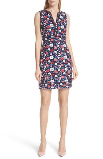 Women's Kate Spade Daisy Jacquard Sheath Dress - Blue