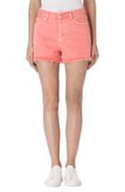 Women's J Brand Gracie High Waist Cutoff Shorts - Orange