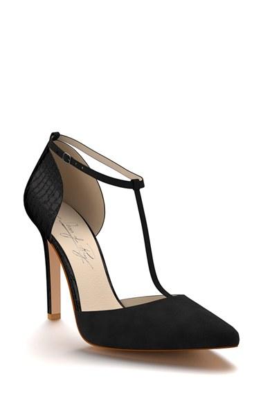 Women's Shoes Of Prey D'orsay T-strap Pump