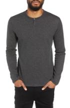 Men's Calibrate Snap Henley - Black