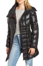 Women's Sam Edelman Asymmetrical Puffer Jacket - Black