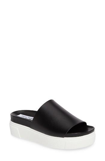 Women's Steve Madden Thrills Slide Sandal M - Black