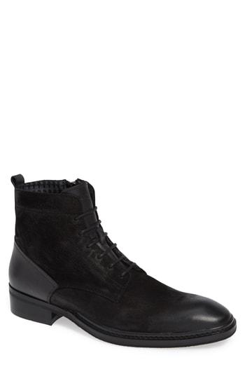 Men's Karl Lagerfeld Paris Lace-up Boot M - Black