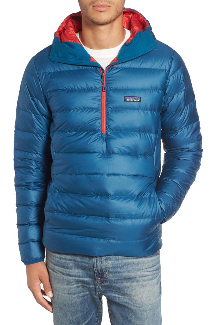 Men's Patagonia Quilted Pullover Hoodie - Blue