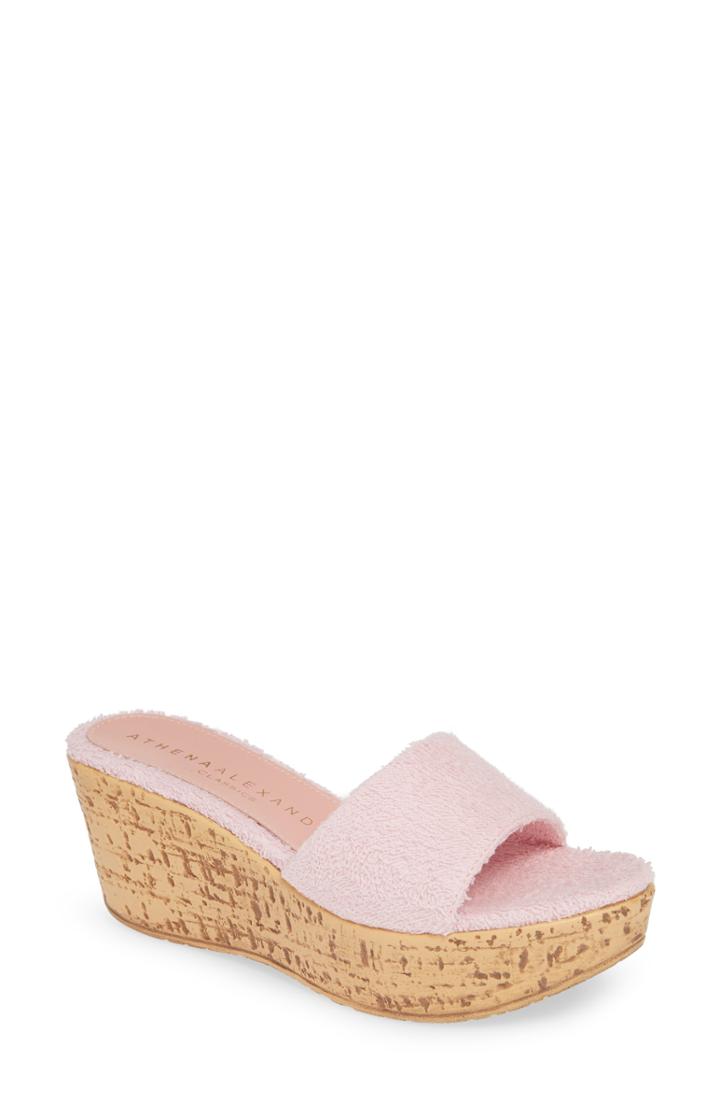 Women's Athena Alexander Sunrise Wedge Slide Sandal M - Pink