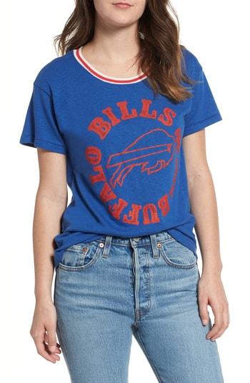 Women's Junk Food Nfl Bills Kick Off Tee - Blue