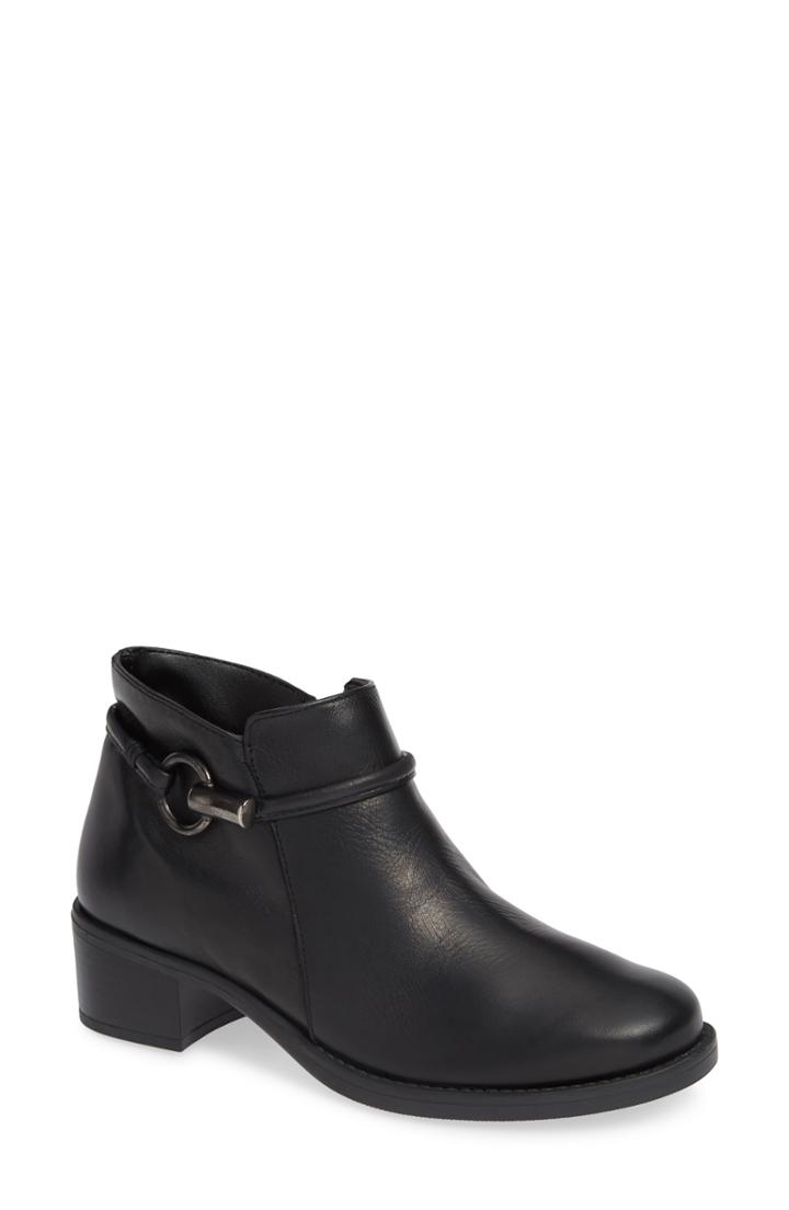 Women's David Tate Miller Low Bootie M - Black
