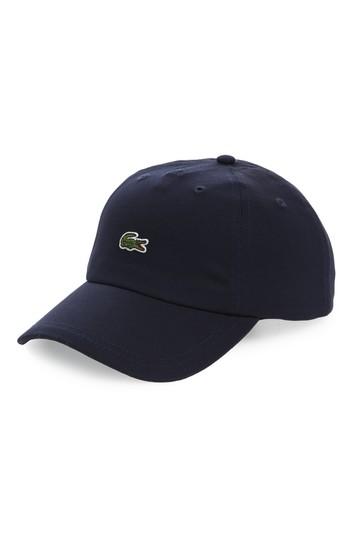 Men's Lacoste Small Croc Baseball Cap - Blue