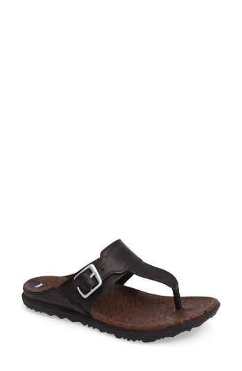 Women's Merrell Around Town Flip Flop M - Black