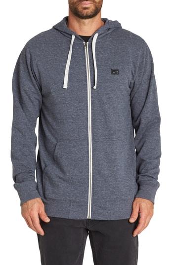 Men's Billabong All Day Zip Hoodie - Blue
