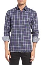 Men's Stone Rose Double Face Plaid Sport Shirt