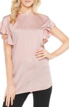 Women's Vince Camuto Ruffle Sleeve Blouse - Pink